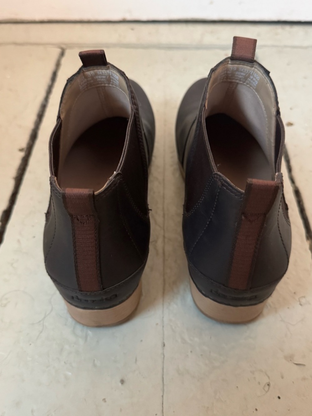 Dansko Women’s Becka Chelsea boot Chukka Boots Dark Brown Size 8 - Picture 4 of 7